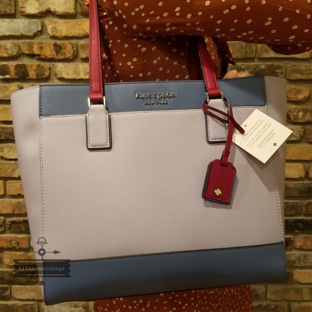 NWT Kate Spade Cameron Laptop Tote Large Frozen - Picture 5 of 8